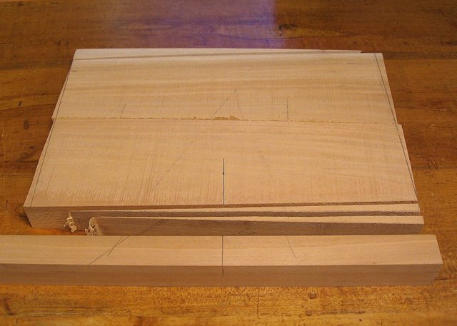 Trimming Top to Straighten Grain LInes